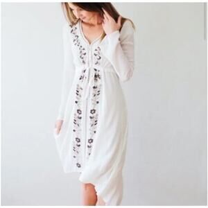LoveStitch rayon dress floral size small flowy beach